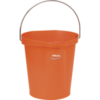 Vikan Hygiene 5686-7 emmer oranje 12 liter maatverdeling schenktuit
